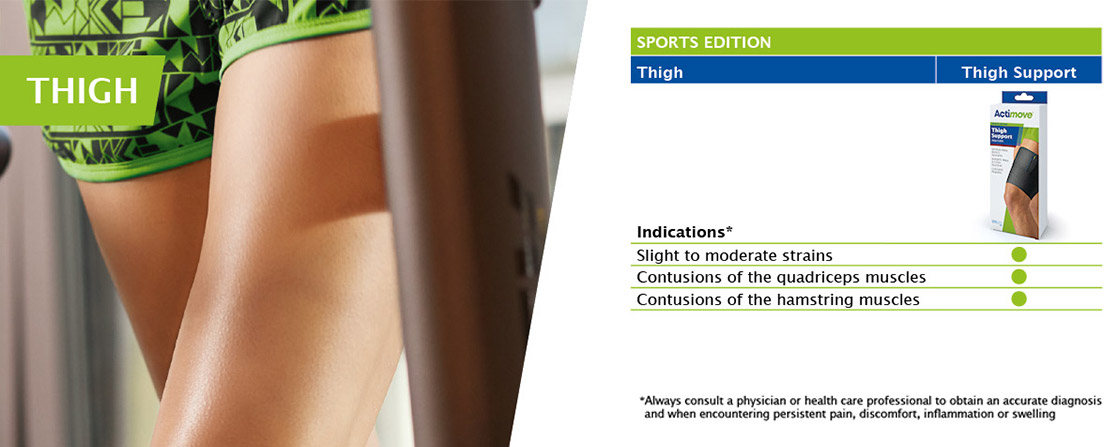 Actimove® Sports Edition Adjustable Thigh Support
