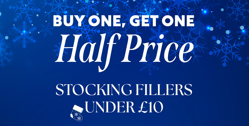 Buy One Get One Half Price on Stocking Fillers under £10!