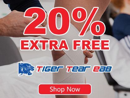 20% OFF EXTRA FREE on Tiger Tear EAB 7.5cm x 8.28m