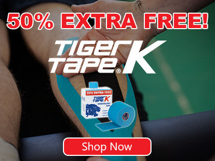 Get 50% EXTRA FREE on Tiger K Tape Blue