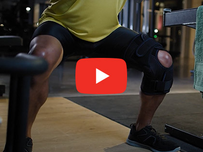 Actimove Sports Edition Knee Brace Wrap Around Polycentric Hinges