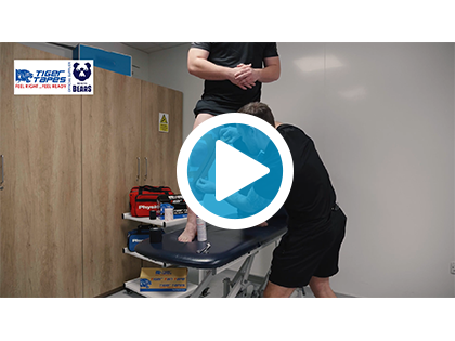 Bristol Bears - Taping Technique for MCL Knee Support