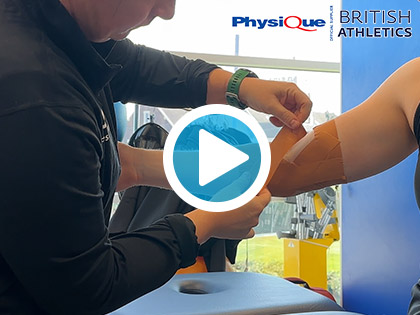 Taping for Medial Elbow Support | British Athletics x Physique