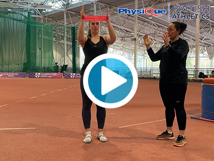 Throwing Activation Exercises with Mini Bands | British Athletics x Physique