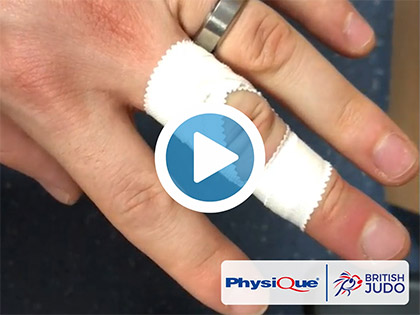 Judo Finger Taping Tutorial with British Judo Part 1