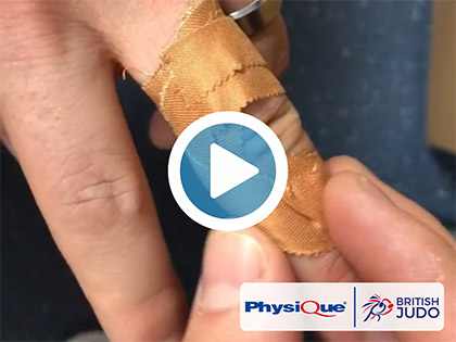 Judo Finger Taping Tutorial with British Judo Part 2