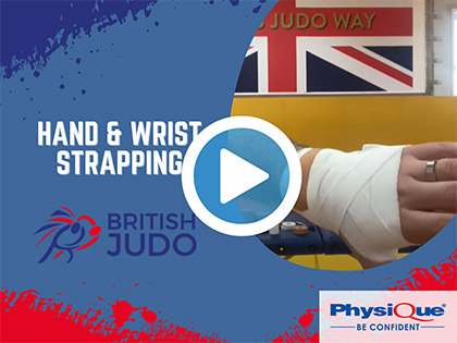 GB Judo - Hand & Wrist Strapping