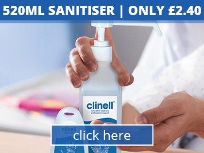 Clinell Hand Sanitiser 520ml | NOW ONLY £2.40