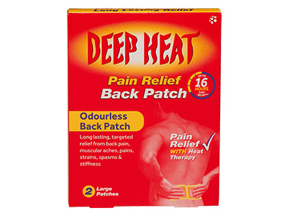 Deep Heat Pain Relief Back Patch (Extra Large)