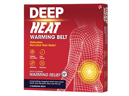 Deep Heat Warming Belt Pack of 2