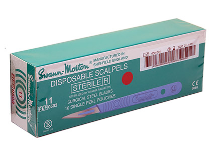 Swann-Morton Disposable Scalpels Pack of 10