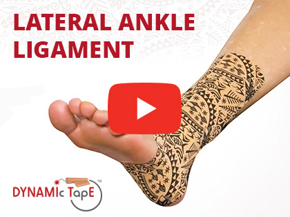 Dynamic Tape for Lateral Ankle Ligament