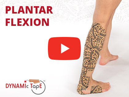 Dynamic Tape for Plantar Flexion