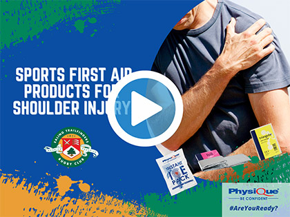 Ealing Trailfinders - Sports First Aid Products for a Shoulder Injury