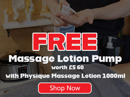 FREE Pump with every Physique Massage Lotion 1000ml