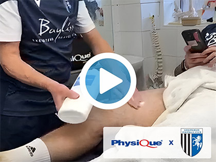 Post Match Massage Techniques with Gillingham FC