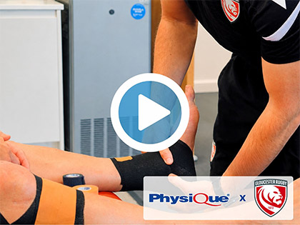 Ankle Taping for Rugby with Gloucestershire Rugby