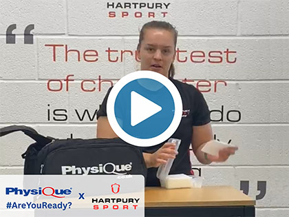 Physio Tips: Storing Blood Injury Supplies with Hartpury Sports