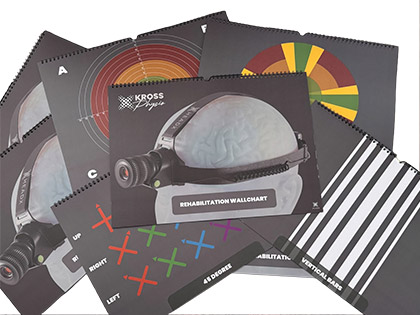 HeadX Kross A3 Physical Spiral Bound Wall Charts - Set of 12