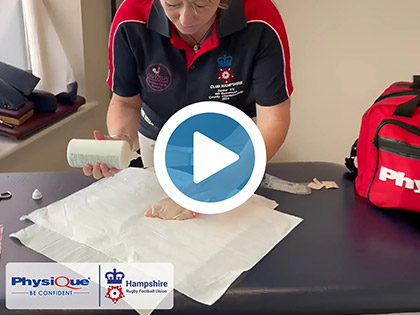 Wound Cleansing with Saline Tutorial – Hampshire RFU Wound Care Series