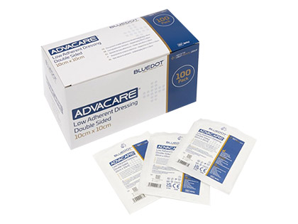 Blue Dot Low Adherent Dressings Pads