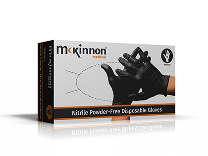 Mckinnon Medical Nitrile Examination Gloves Pack of 100