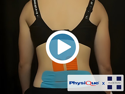 Lower Back K Taping with Muscle Doctor
