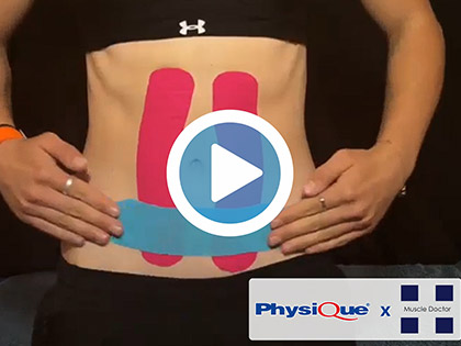 Period Pain K Taping with Muscle Doctor
