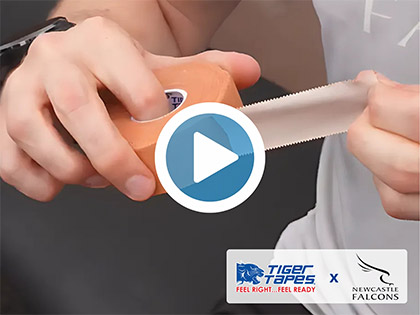 Top 3 Tiger Tapes for Rugby with Newcastle Falcons