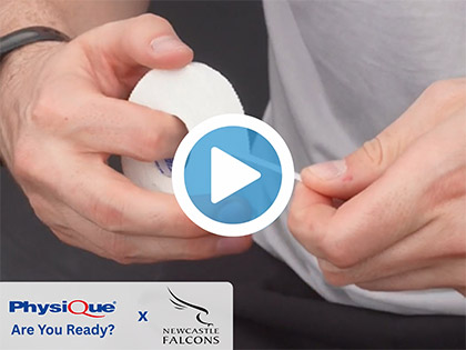 Rugby Finger Injuries with Newcastle Falcons