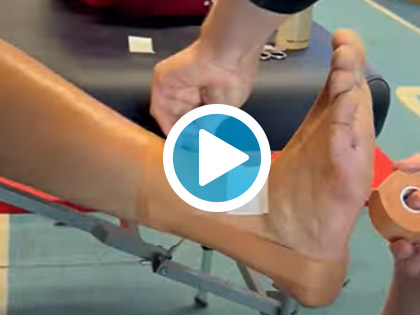 Ospreys Rugby - Ankle Taping Technique