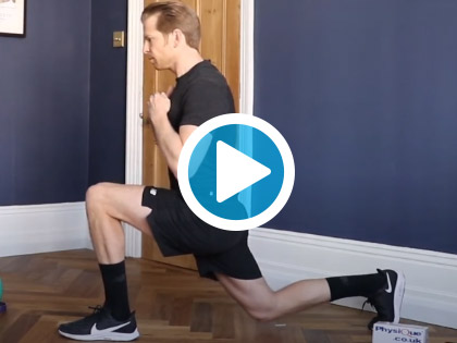 Physique Golf Exercises | Improving Swing Strength with Lunge Rotation