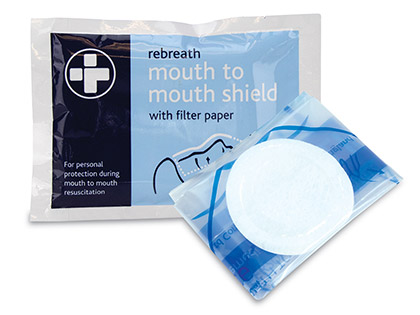 Rebreath CPR Face Shield with Filter Paper