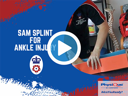 Hampshire RFU - SAM Splint for Ankle Injuries