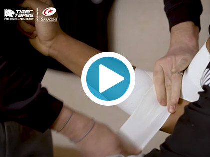 Tiger Tapes Rugby Taping Techniques | Elbow Hyperextension and Support