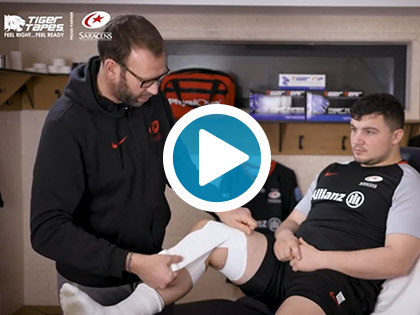 Tiger Tapes Rugby Taping Techniques | Knee Medial Joint Support