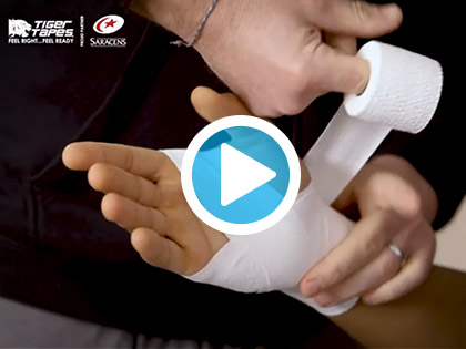 Tiger Tapes Rugby Taping Techniques | Sprain to the Wrist