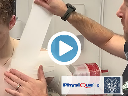 Strapping for Shoulder Joint Support with Tynedale Rugby