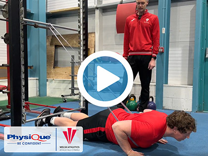 Assisted Nordic Curls for Hamstring Strain - Welsh Athletics Injury Exercises Series