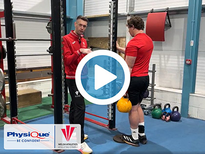 Standing Calf Raises for Calf Strain - Welsh Athletics Injury Exercises Series