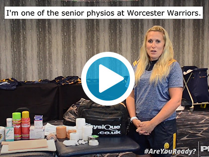 What's In My Bag: Senior Physio for Worcester Warriors