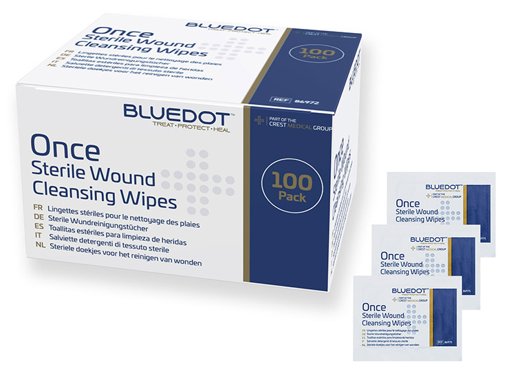 Sterile Wound Cleansing Wipes