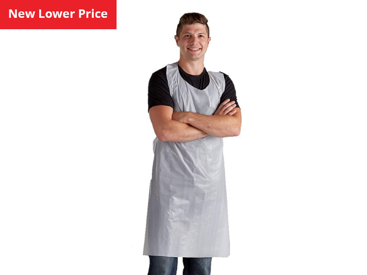 Disposable Apron with Ties Pack of 100