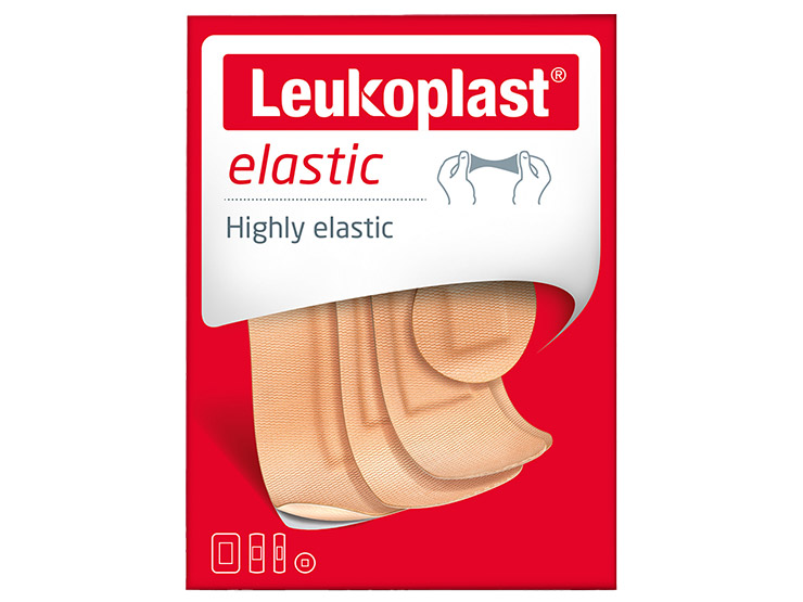 Leukoplast® Elastic Plasters 4 sizes Pack of 40