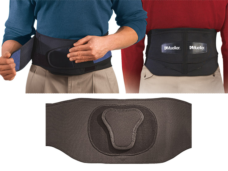 Buy Mueller Lumbar Back Brace with Removable Pad For concentrated