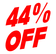 44% OFF Sale