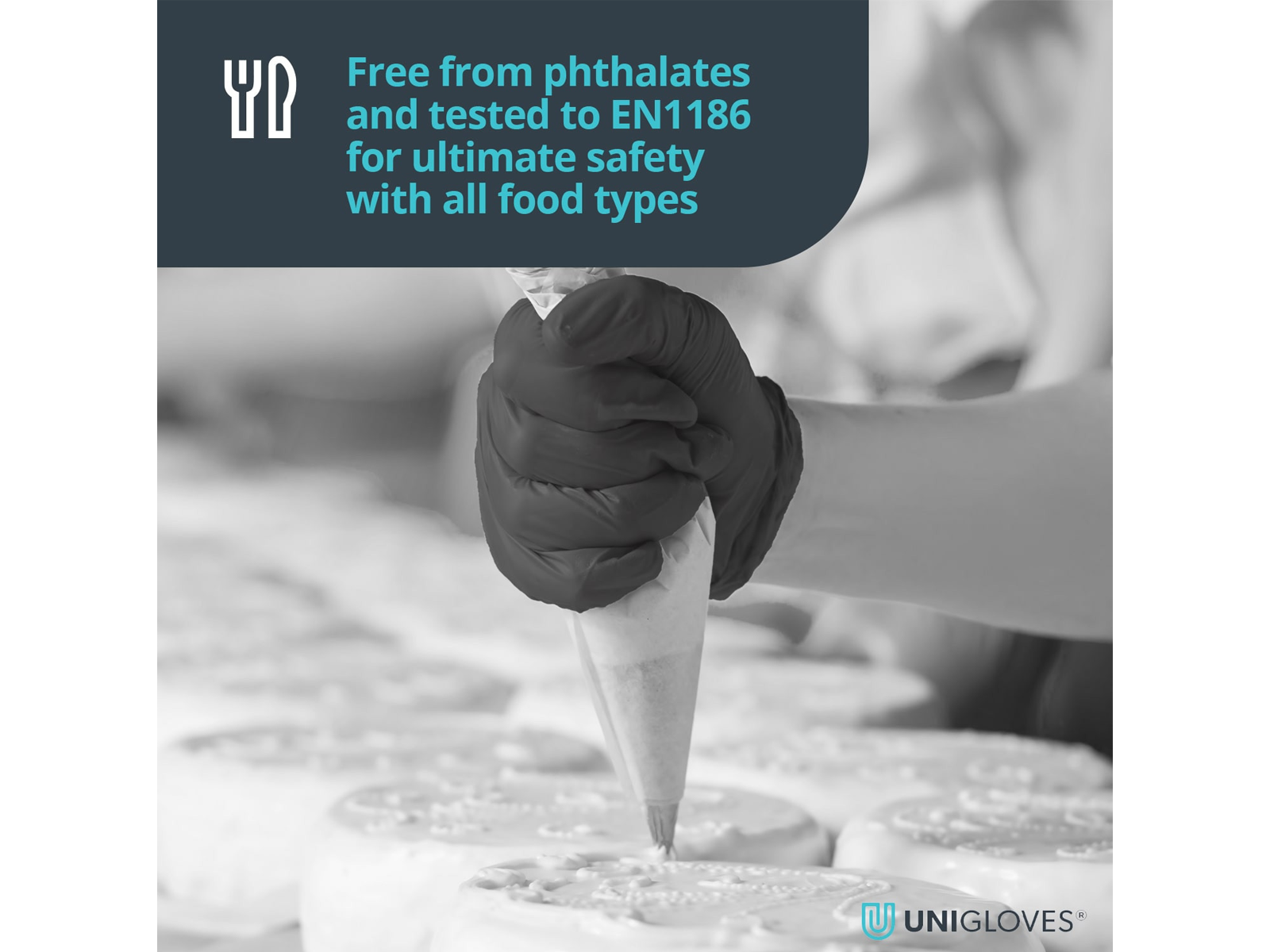 Unigloves Pearl Nitrile Gloves Pack of 100