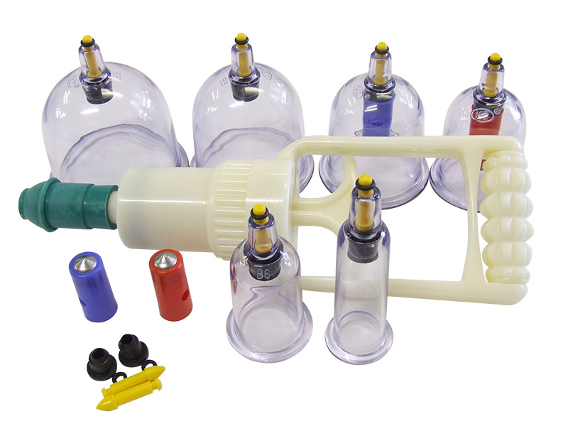 Magnetic 6 piece cupping set