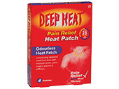 Deep Heat Patches Pack of Four