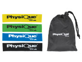 Physique Mini Bands Set of 4 with Bag